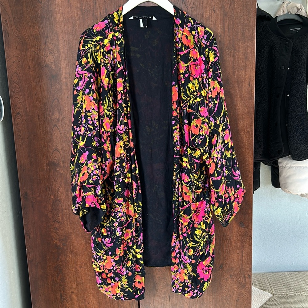 Michael Stars Floral Cardigan